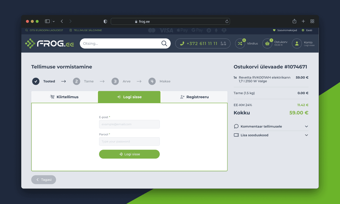 Frog.ee — screenshot 2